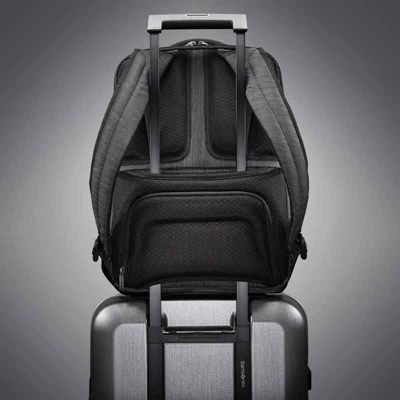Zaino Laptop Samsonite SXK Slim Backpack Black/Silver | OJZQFR160