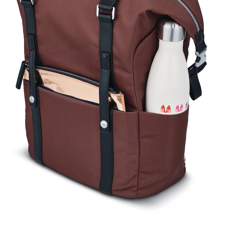 Zaino Laptop Samsonite Samsonite & Sarah Jessica Parker: The Carried Away Convertible Cioccolato Oro | DVFJUH361