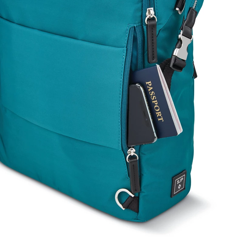 Zaino Laptop Samsonite Samsonite & Sarah Jessica Parker: The Carried Away Convertible Teal/Black Glitter Glow | NFAXYQ321