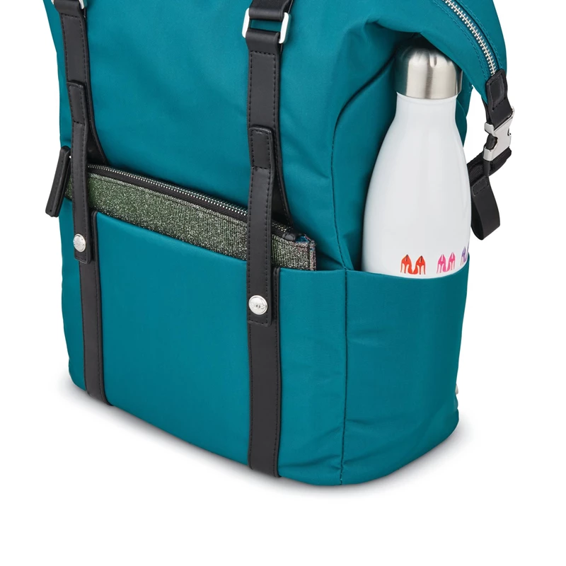 Zaino Laptop Samsonite Samsonite & Sarah Jessica Parker: The Carried Away Convertible Teal/Black Glitter Glow | NFAXYQ321
