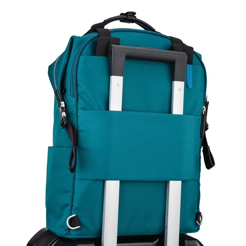Zaino Laptop Samsonite Samsonite & Sarah Jessica Parker: The Carried Away Convertible Teal/Black Glitter Glow | NFAXYQ321