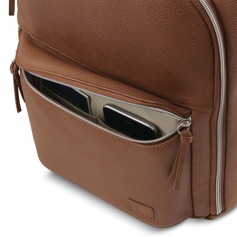 Zaino Laptop Samsonite Women's Pelle Everyday Backpack Cognac | WBYEIV763