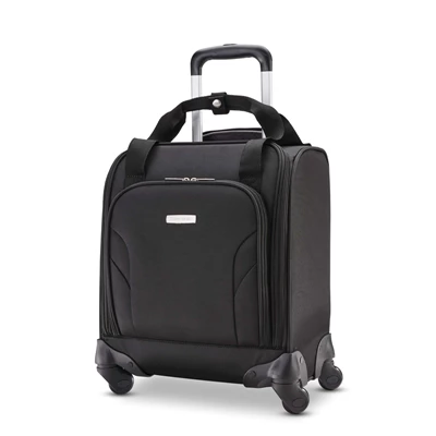 Underseat Valigie Samsonite Spinner Underseater with USB Port Nere Bianche Nere | CZIBTV376
