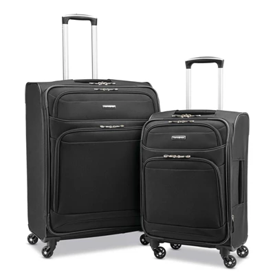 Valigie Morbide Samsonite StackIt™ Plus 2 Piece Set Nere | QLKWMA506