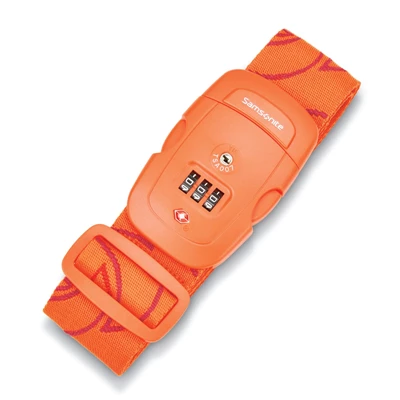 Valigie Samsonite 3 Dial Travel Sentry Combination Luggage Cinturino Arancioni | ZRMOHA294