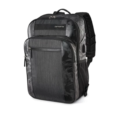 Zaino Laptop Samsonite Quadrion Slim Backpack Black/Camo | MYKBAZ941