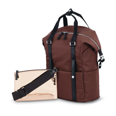 Zaino Laptop Samsonite Samsonite & Sarah Jessica Parker: The Carried Away Convertible Cioccolato Oro | DVFJUH361