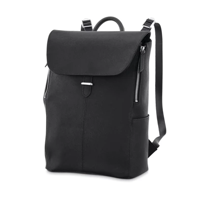 Zaino Laptop Samsonite Women's Executive Pelle Flap Backpack Nere | MRQHDB568